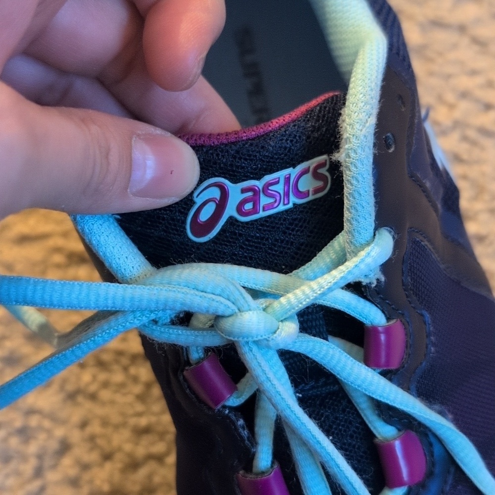 ASICS Gel Craze S383N dark navy shoes Size 9.5 - Picture 2 of 9
